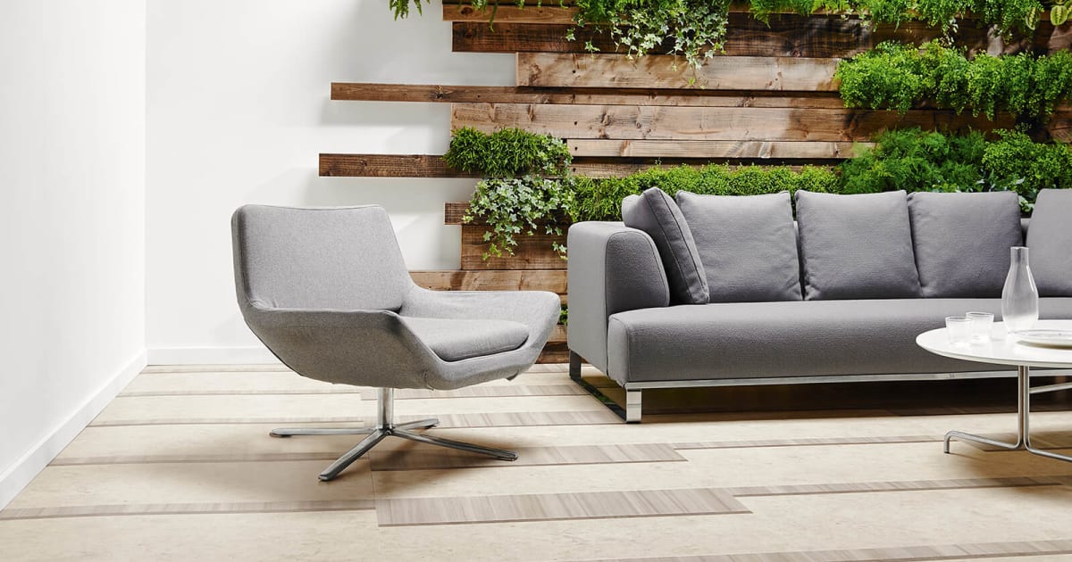 Stria Basalt AR0SMS43 | Amtico Commercial LVT Flooring from the